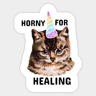 Horny for Healing Sticker